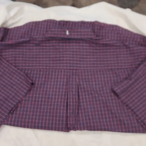NWT Arrow Wrinkle Free Red, Blue, White Plaid Short Sleeve Button Down Shirt XXL - Picture 6 of 12